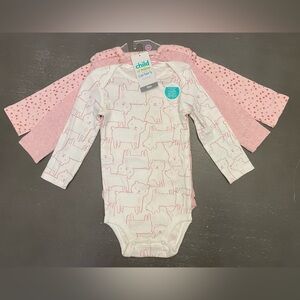 Carter's 3-Pack Long Sleeve Bodysuits